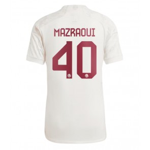 Bayern Munich Noussair Mazraoui #40 Tredje Tröja 2023-24 Kortärmad